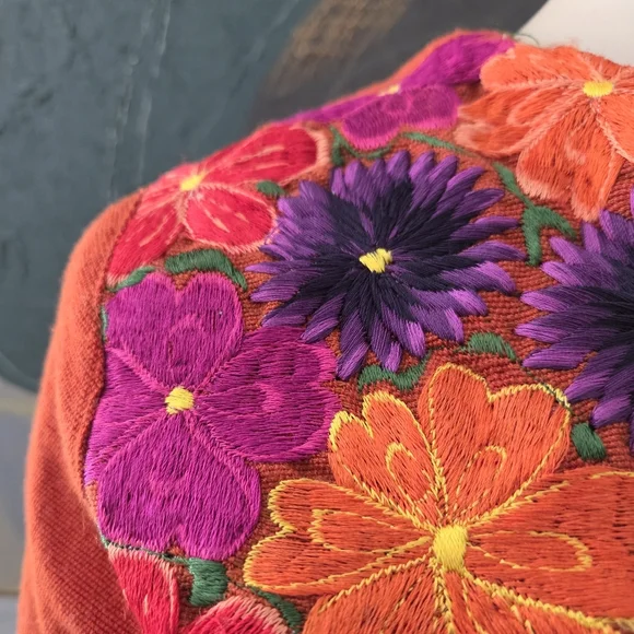 Embroidered Cropped Jacket - Picture 5 of 15